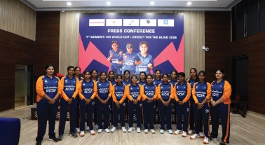 e Indian Women’s Blind Cricket Team
